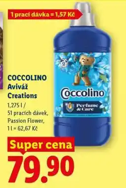 Lidl COCCOLINO AVIVÁŽ CREATIONS nabídka
