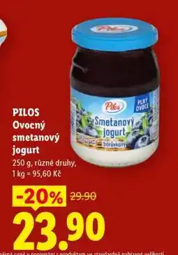 Lidl PILOS Ovocný smetanový jogurt nabídka