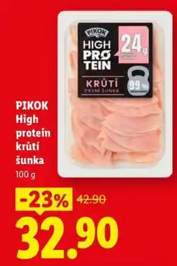 Lidl PIKOK High protein krůtí šunka nabídka