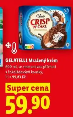 Lidl GELATELLI Mražený krém nabídka