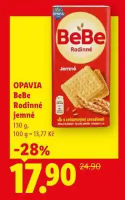 Lidl OPAVIA BeBe Rodinné jemné nabídka