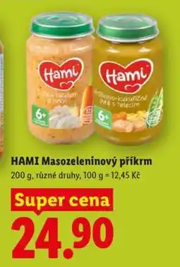Lidl Hami masozeleninový příkrm nabídka