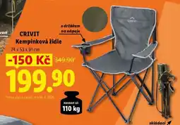 Lidl CRIVIT Kempinková židle nabídka