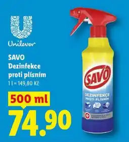 Lidl SAVO DEZINFEKCE PROTI PLÍSNÍM nabídka