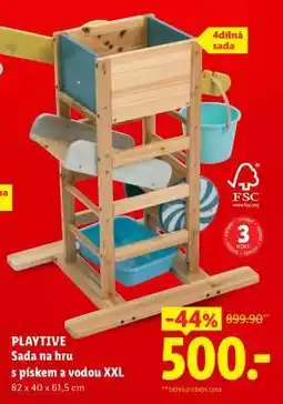 Lidl Playtive Sada na hru s pískem a vodou XXL nabídka