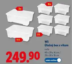 Lidl W5 Úložný box s víkem nabídka