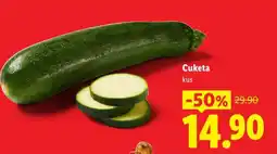 Lidl CUKETA nabídka