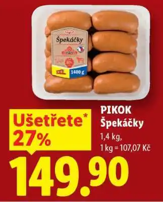 PIKOK ŠPEKÁČKY