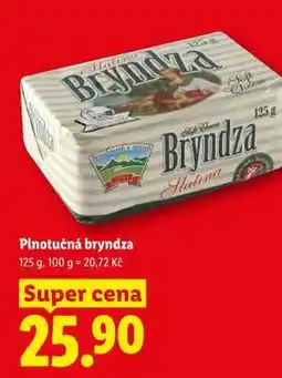 Lidl Plnotučná bryndza nabídka