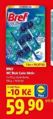 Lidl Bref WC blok Color Aktiv nabídka