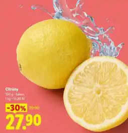 Lidl Citrony nabídka
