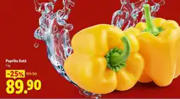 Lidl Paprika žlutá nabídka