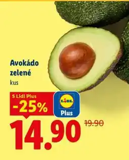 Lidl Avokádo zelené nabídka
