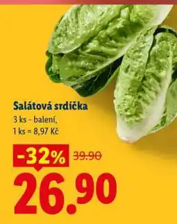 Lidl SALÁTOVÁ SRDÍČKA nabídka