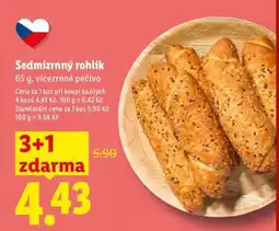 Lidl Sedmizrnný rohlík nabídka
