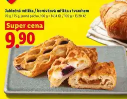 Lidl Jablečná mřížka / Borůvková mřížka s tvarohem nabídka