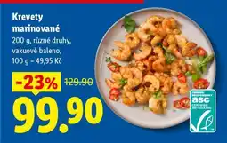 Lidl Krevety marinované nabídka