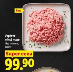 Lidl Vepřové mleté maso nabídka