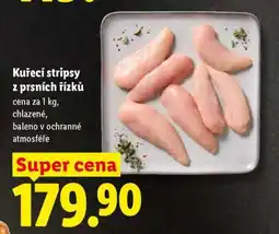 Lidl Kuřecí stripsy z prsních řízků nabídka