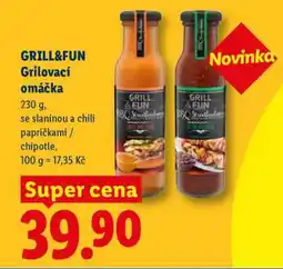 Lidl GRILL&FUN Grilovací omáčka nabídka