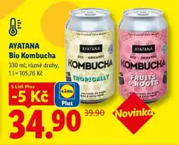 Lidl AYATANA Bio Kombucha nabídka
