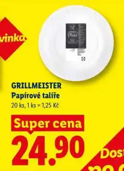 Lidl GRILLMEISTER Papírové talíře nabídka