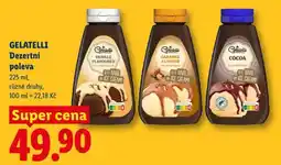 Lidl Gelatelli Dezertní poleva nabídka