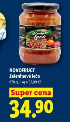 Lidl NOVOFRUCT Zeleninové lečo nabídka