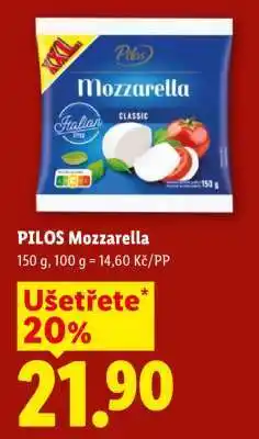 Lidl Pilos MOZZARELLA nabídka
