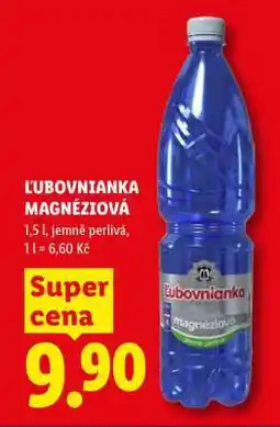 Lidl ĽUBOVNIANKA MAGNÉZIOVÁ nabídka