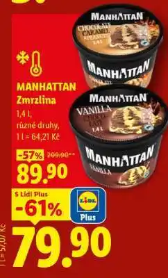 Lidl MANHATTAN Zmrzlina nabídka