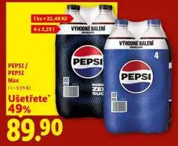 Lidl PEPSI / PEPSI MAX nabídka