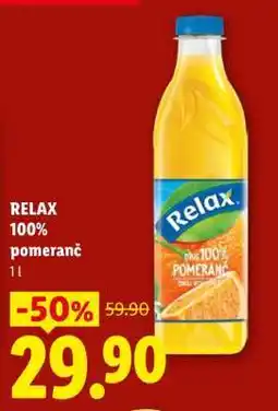 Lidl Relax 100% pomeranč nabídka