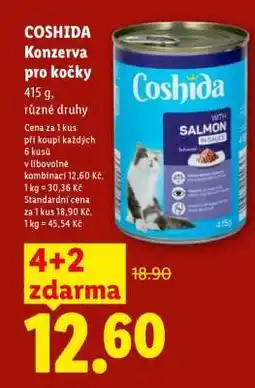 Lidl Coshida Konzerva pro kočky nabídka