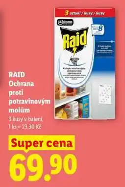 Lidl RAID OCHRANA PROTI POTRAVINOVÝM MOLŮM nabídka