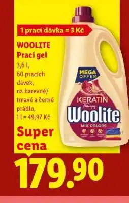 Lidl Woolite prací gel nabídka