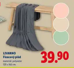 Lidl LIVARNO Fleecový pléd nabídka
