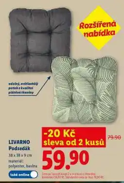 Lidl LIVARNO Podsedák nabídka