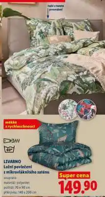 Lidl Livarno Ložní povlečení z mikrovláknitého saténu nabídka