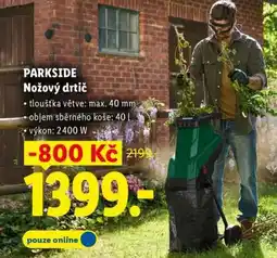 Lidl PARKSIDE Nožový drtič nabídka