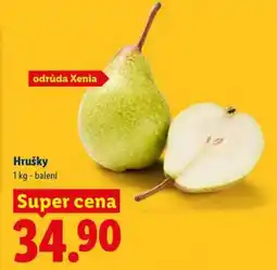 Lidl HRUŠKY nabídka