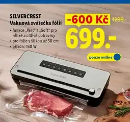 Lidl SilverCrest Vakuová svářečka fólií nabídka