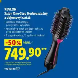 Lidl REVLON Salon One-Step Horkovzdušný a objemový kartáč nabídka