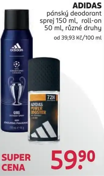 Rossmann Adidas nabídka