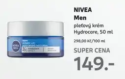 Rossmann NIVEA Men pleťový krém Hydrocare nabídka