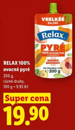 Lidl RELAX 100% ovocné pyré nabídka
