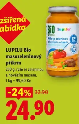 Lidl LUPILU Bio masozeleninový příkrm nabídka