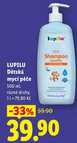 Lidl LUPILU Dětská mycí péče nabídka