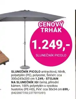 Möbelix Slunečník picolo nabídka