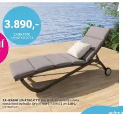 Möbelix Zahradní lehátko otti nabídka